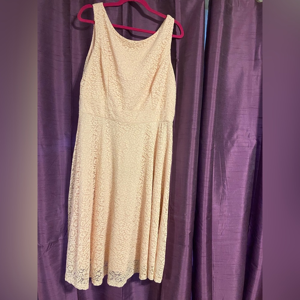 Light pink lace dress - Picture 8 of 9